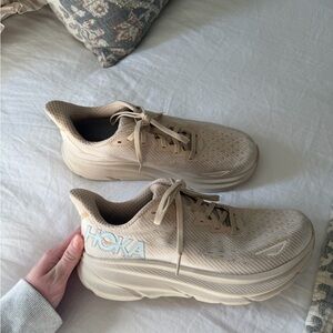 Hoka Women's Beige Sneakers